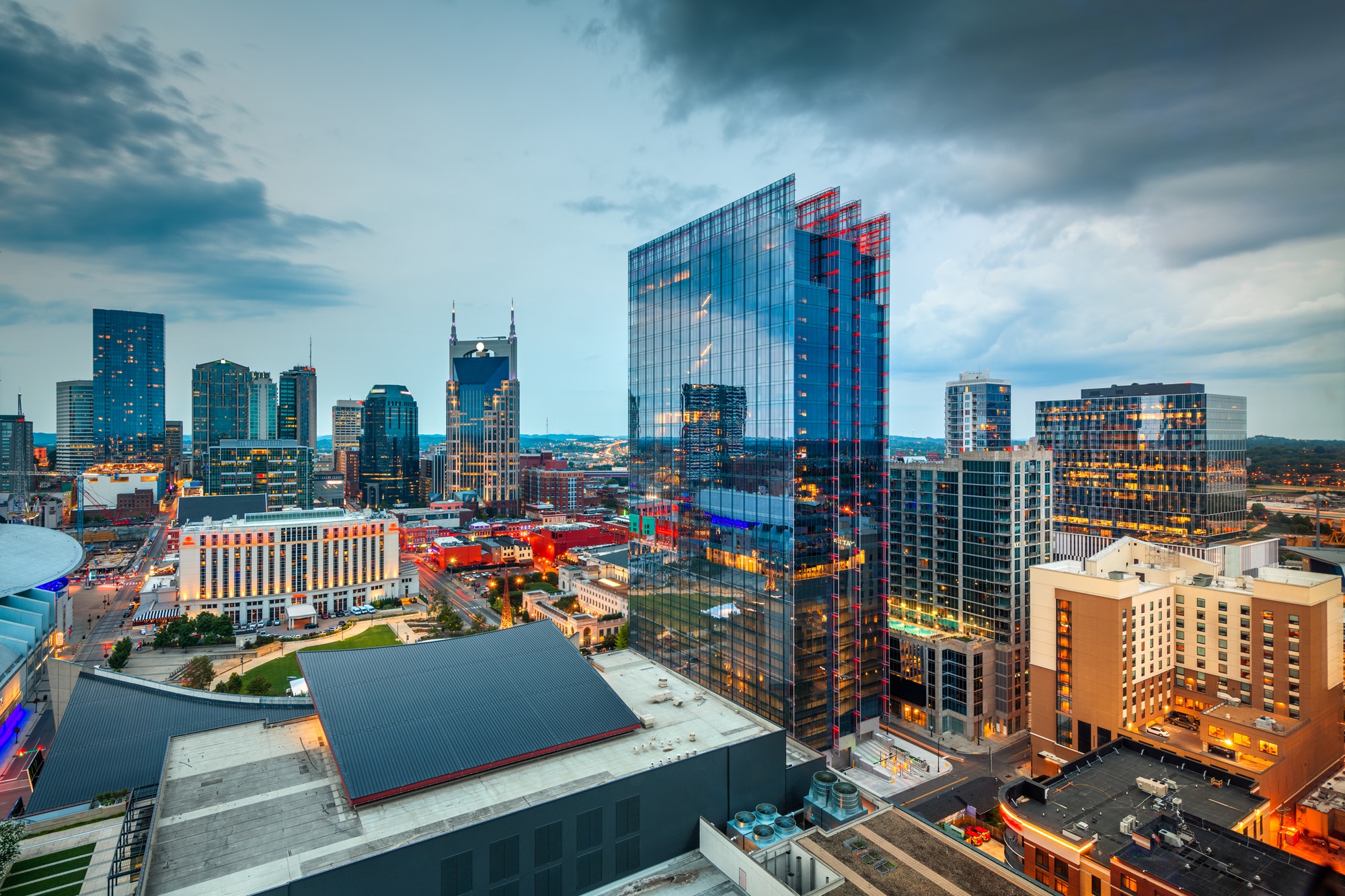 Nashville, Tennessee, USA Downtown Cityscape